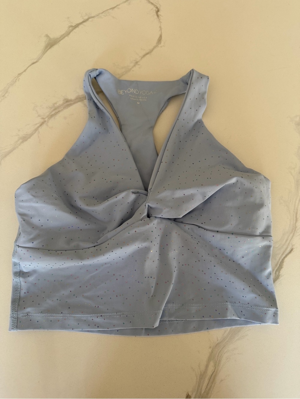 Beyond Yoga Twist Around Bra — Medium